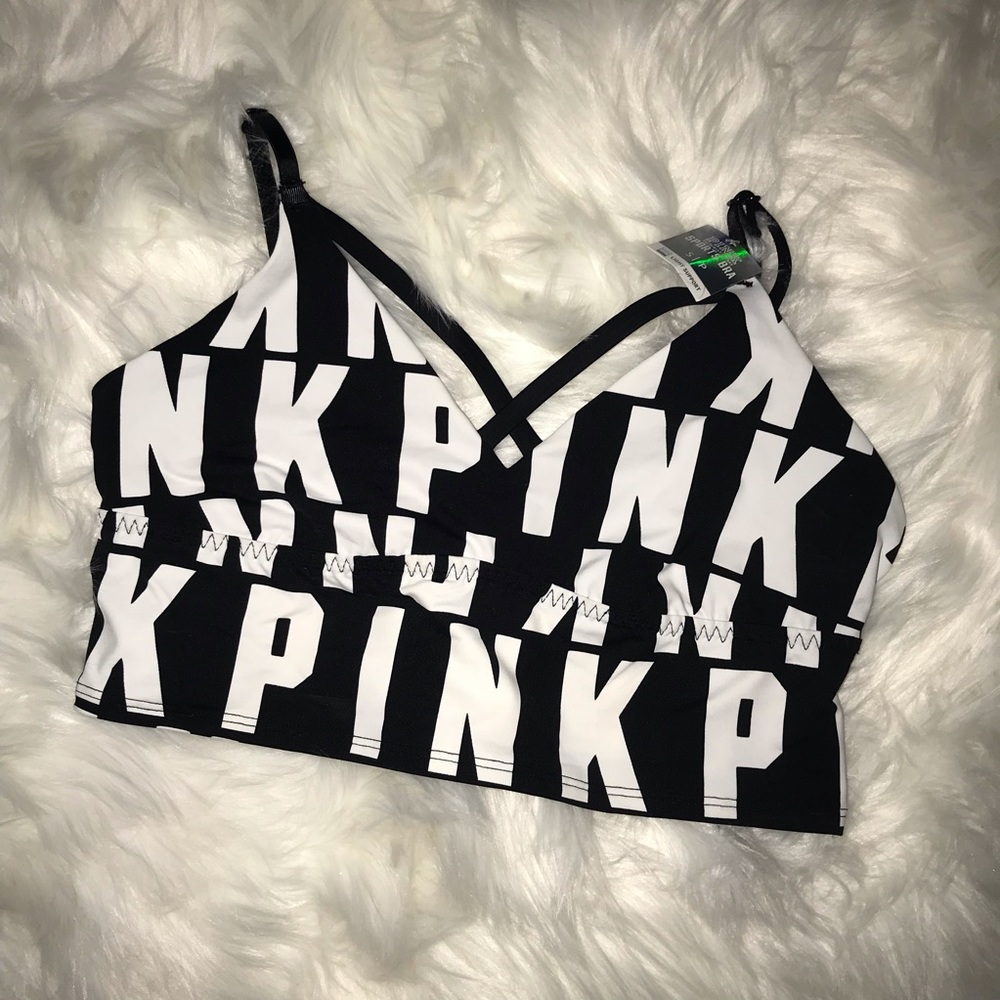 Pink Sports Bra